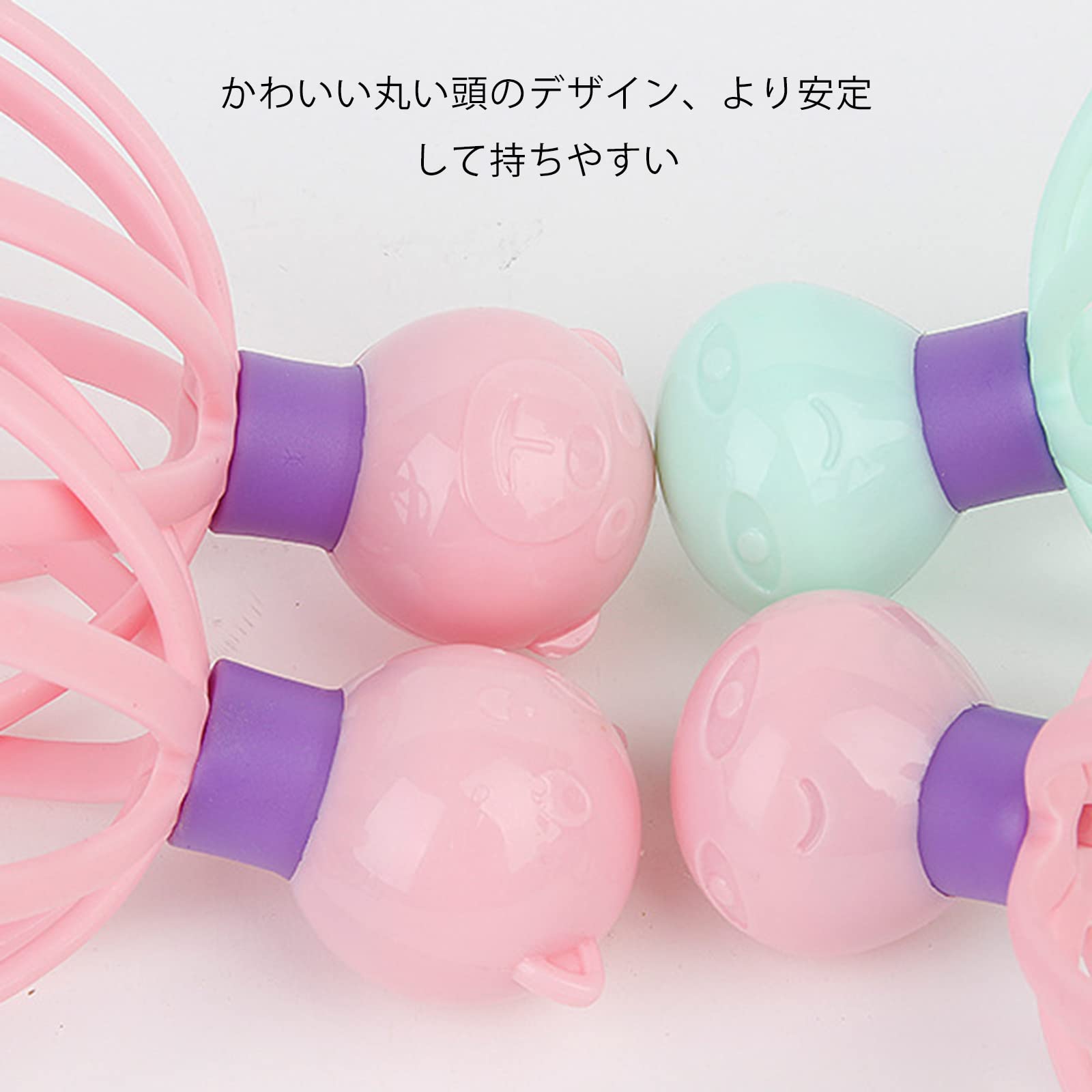 Amazon.co.jp: 頭皮マッサージ器 手動 ヘッドスパワイヤー 頭皮